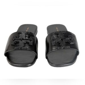 Tory Burch Women's Ines Leather Flat
Slide NIB size 7,8 in Black